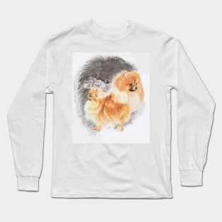 Pomeranian Medley Long Sleeve T-Shirt